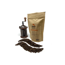 Carica l'immagine nel visualizzatore di Gallery, caffè specialty honduras filtro con macinino e chicchi caffè crème