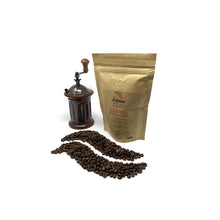 Carica l'immagine nel visualizzatore di Gallery, caffè specialty santos espresso con chicchi e macinino caffè crème