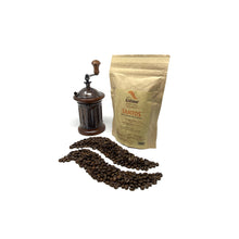 Carica l'immagine nel visualizzatore di Gallery, caffè specialty santos filtro con chicchi e macinino caffè crème