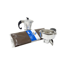 Carica l'immagine nel visualizzatore di Gallery, caffè macinatomiscela italiana con moka e portafiltro caffè crème