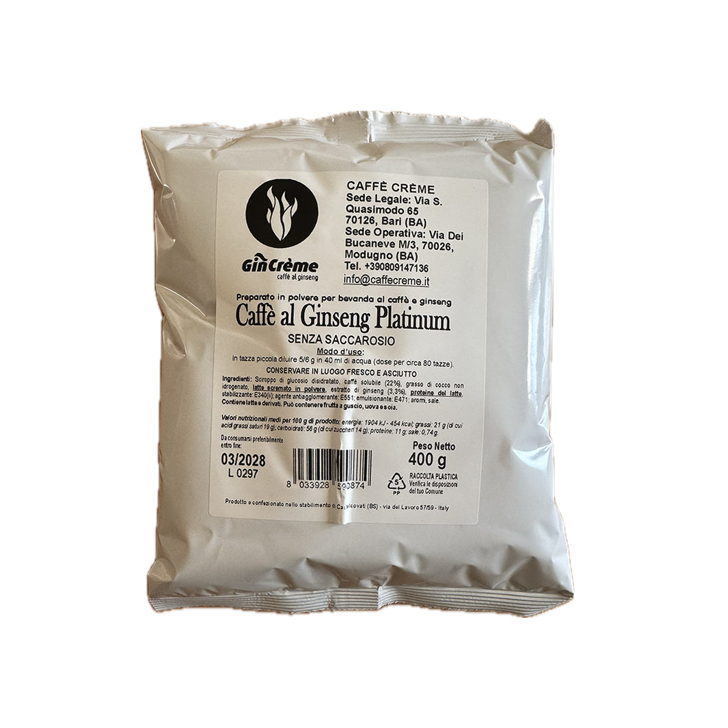 GINCRÈME - CAFÉ GINSENG AMER