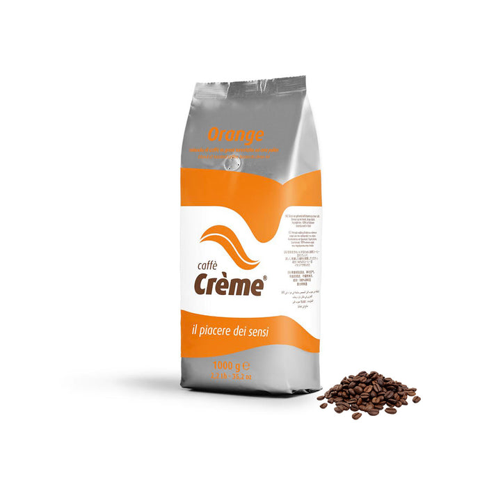caffè in grani miscela orange caffè crème